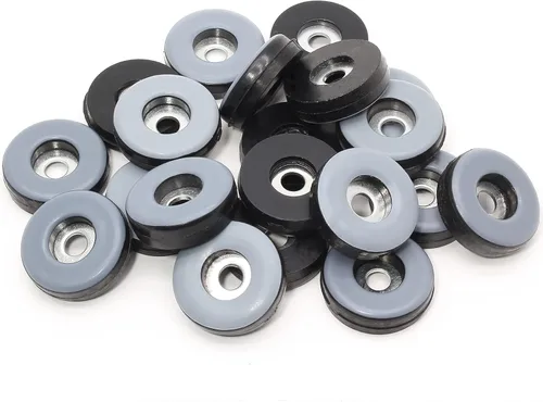 Miniatura 7 de 20 deslizadores de muebles de 1 pulgada, protectores de suelo de PTFE para sillas autoadhesivas para muebles para suelos de madera dura, alfombras