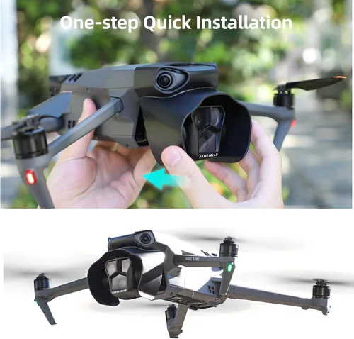 Miniatura 6 de Mavic 3 Pro - Parasol para lente antirreflejo, protector de lente para DJI Mavic 3 Pro Drone Accesorios