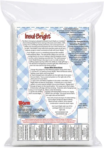 Miniatura 2 de Forro aislante perforado con aguja Insul-Bright -45" x 1 yarda