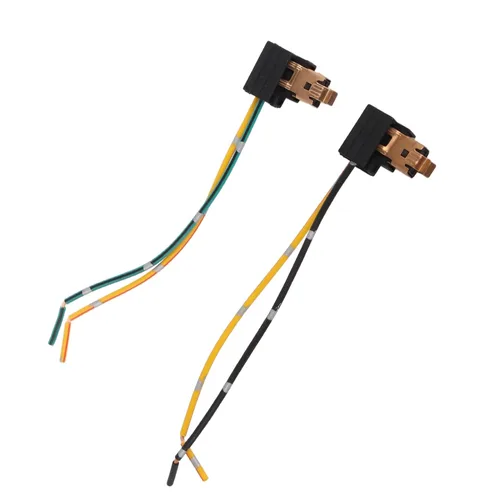 Miniatura 6 de 2 piezas Conector H1, Arnés de Cableado de Faros Delanteros, Arnés de Enchufe de Bombilla de Luz Antiniebla de 12V-24V, Adaptador de Bombilla