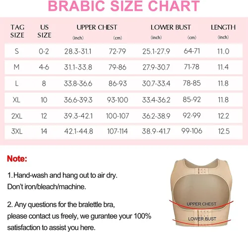 Miniatura 7 de BRABIC Sujetador push-up moldeador de postura para mujer, soporte de pecho, chaleco moldeador