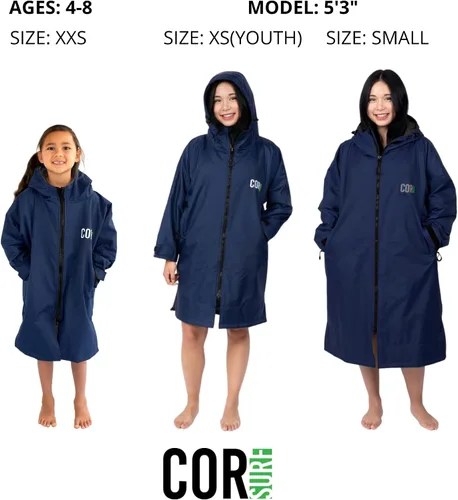 Miniatura 2 de COR Surf Swim Parka for Youth and Adults Heavy-Duty Weatherproof Swimming Jacket with Size Options for Men, Women and Kids