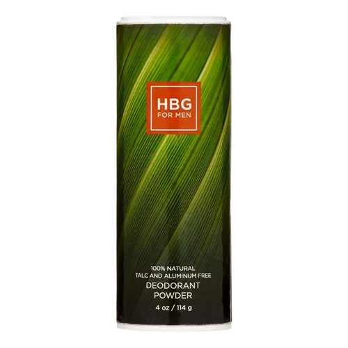 Honeybee Gardens Bay Rum Desodorante en polvo para hombres – Polvo corporal sin talco y sin aluminio con bicarbonato de sodio, maicena y arrurruz,
