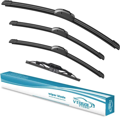 Miniatura 47 de VTOGOI escobillas de limpiaparabrisas con juego de escobillas traseras para BMW X3 2004-2010, repuestos de limpiaparabrisas automotrices, que