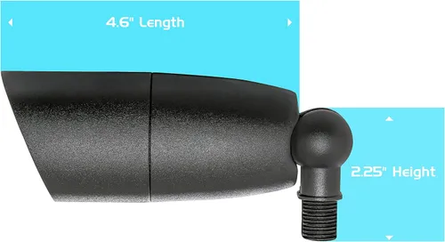 Miniatura 2 de Westgate Foco LED de paisaje impermeable, iluminación direccional ajustable para patio, terraza, jardín, camino, área de piscina, todos