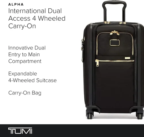 Miniatura 2 de TUMI Maleta de equipaje de mano Alpha International Dual Access con 4 ruedas para hombre