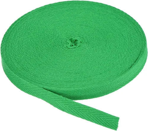 Miniatura 133 de PATIKIL Cinta de sarga de algodón de 1 pulgada, 50 yardas, cinta de algodón, cinta de encuadernación al bies, cinta de espiga para costura, Verde
