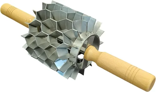 OCS Parts Cortador de masa de acero inoxidable hexagonal de 42 cortes | Cortador de masa de grado profesional de servicio pesado para agujeros de