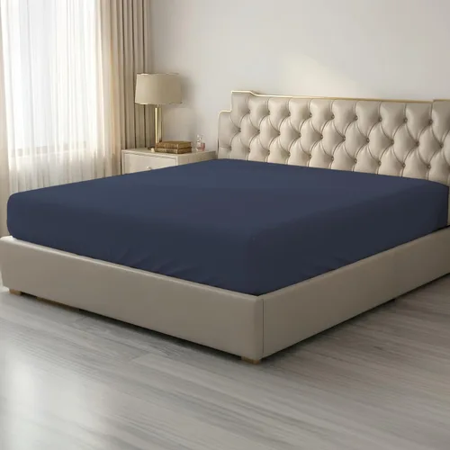Miniatura 18 de HBHLFZ Sábana Bajera Ajustable King Solamente, Sábana Bajera Suave y Transpirable - 78"x80" Sábana Bajera Ajustable King Size con Bolsillos Blanco