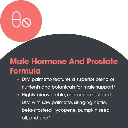 Miniatura 7 de Allergy Research Group ARG DIM Palmetto - BioResponse DIM & Palmetto Extract Softgels - Apoyo al metabolismo hormonal y estrógeno - Fórmula