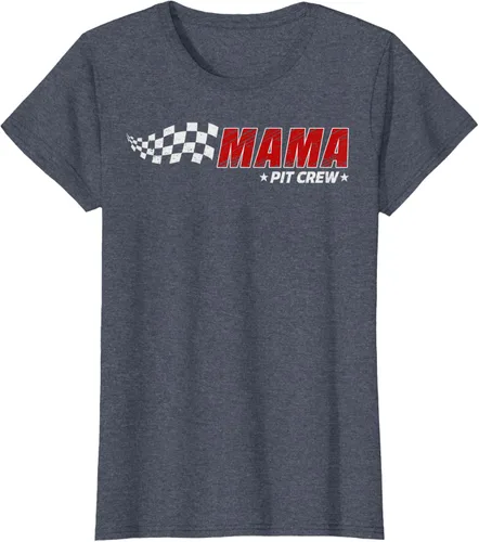 Miniatura 62 de Mama Pit Crew Race Car Birthday Family Matching Pit Crew Camiseta