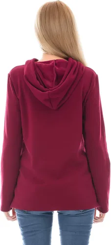 Miniatura 64 de Bearsland - Sudadera de lactancia y maternidad para mujer, con bolsillos y capucha