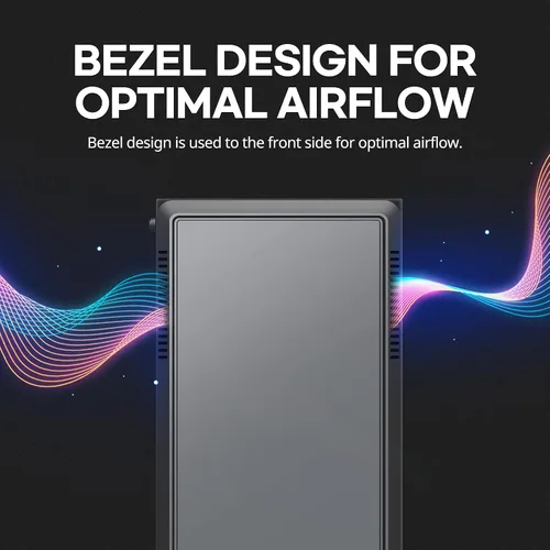 Miniatura 5 de Zalman Funda para PC de escritorio ATX de media torre S4, 2 ventiladores silenciosos de 4.724 in preinstalados, panel lateral teñido completo, GPU