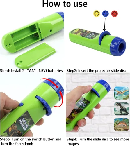 Miniatura 8 de Georgie Porgy Juguetes De Proyector Para Niños Conjunto Educativo De Ciencia Pared Techo Tienda Antorcha Linterna Para Niños Regalos Para Niños