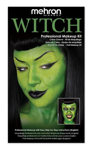 Miniatura 15 de Mehron - Kit de maquillaje premium de personaje (gorra calva)