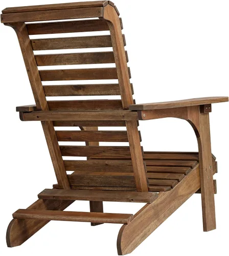 Miniatura 8 de Teal Island Designs Kenneth - Juego de 2 sillas Adirondack de madera natural