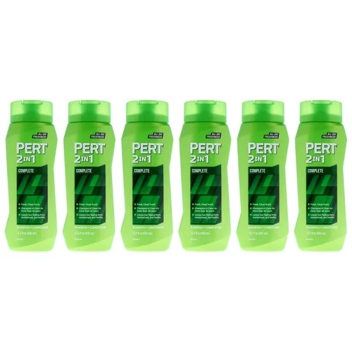 PERT Champú y acondicionador 2 en 1 Complete Clean – Champú para hombre de uso diario – Acondicionador de cabello para hombres – Elimina la