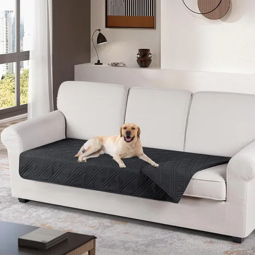 Miniatura 27 de TAOCOCO Funda de cojín de sofá 100% impermeable reversible, funda de asiento de sofá para perros y mascotas, funda de sofá biplaza para sofá