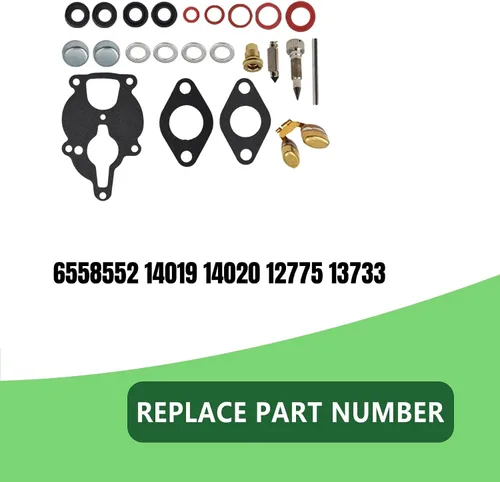 Miniatura 2 de ALL-CARB Kit de reparación de carburador LQ39 Reemplazo de flotador para Clark Bobcat 632 722 732 Motor 1498 13805 G36 Wisconsin VH4D VHD TJD