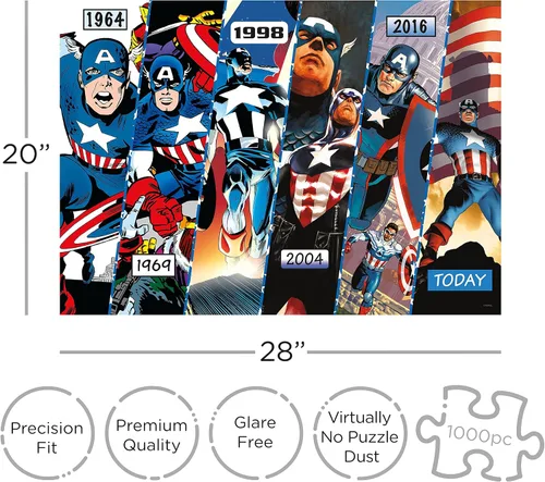 Miniatura 2 de AQUARIUS Marvel - Rompecabezas de 1000 piezas, sin reflejos, ajuste preciso, prácticamente sin polvo de rompecabezas, mercancía y coleccionables