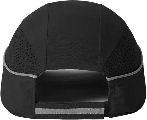 Miniatura 2 de TIHEEN Gorra de seguridad unisex, estilo gorra de béisbol con rayas reflectantes, ligera y transpirable, gorra de protección para la cabeza