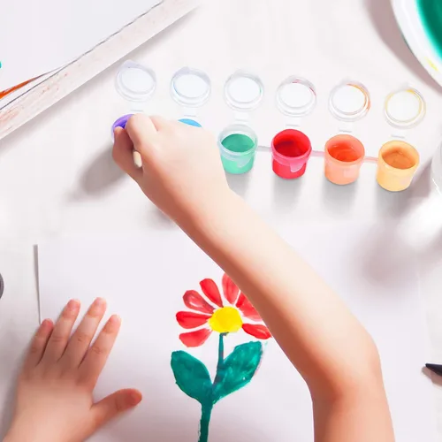 Miniatura 2 de Zonon 80 tiras de 480 macetas vacías de pintura para almacenamiento de tiras con tapa, macetas transparentes para aulas, escuelas, suministros
