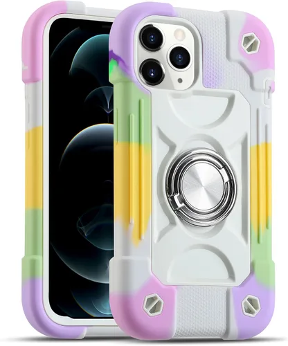 Miniatura 55 de MARKILL Funda compatible con iPhone Air de 6.5 pulgadas 2025 con soporte de anillo giratorio de 360 grados, protección contra caídas de grado