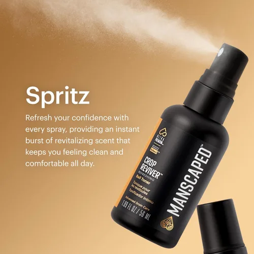 Miniatura 4 de MANSCAPED® The Crop Reviver®, spray tónico corporal hidratante y refrescante para hombres, spray refrescante para la ingle con aloe vera calmante