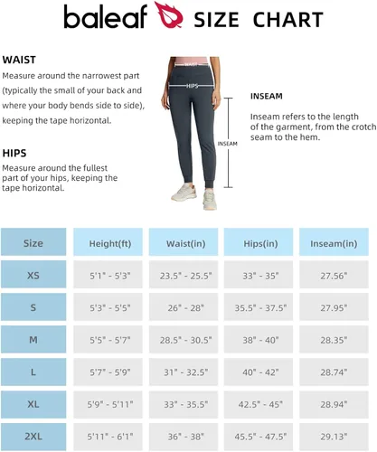Miniatura 7 de BALEAF Pantalones con forro polar para mujer, resistentes al agua, pantalones térmicos para correr, senderismo