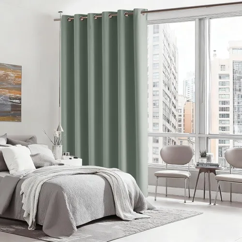 Miniatura 275 de RYB HOME - Cortinas extralargas de privacidad, para bloquear luz, de techo a suelo, para comedor, oficina, sala de estar, cine en casa, patio, 8.3