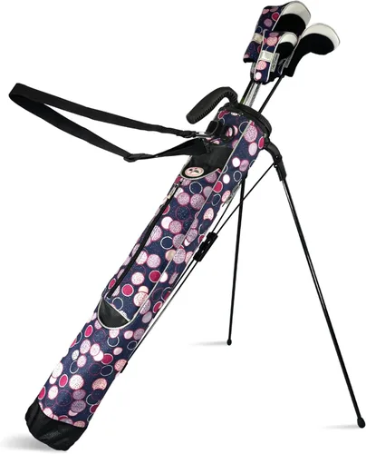 Miniatura 13 de Taboo Fashion Sunday Golf Bags for Women - Lightweight Golf Range Bag with Self Flexing Stand and Shoulder Strap for Driving Range, Par 3 or Mándala
