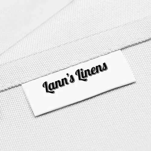Miniatura 4 de Lann's Linens - Mantel ajustable premium de 6 pies para mesa rectangular de 72" x 30" - Boda/Banquete/Feria comercial - Cubierta de tela de Blanco