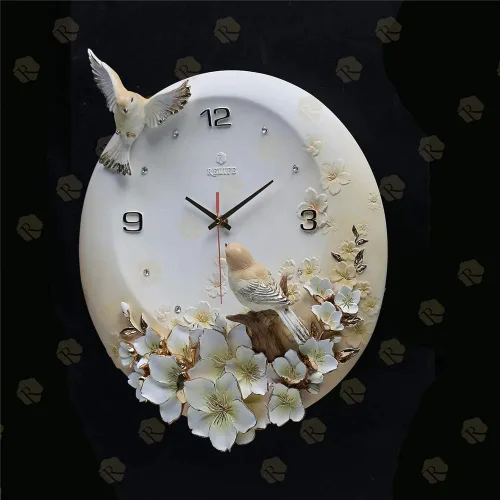 Miniatura 2 de RELIFE Reloj de pared con diseño de pared en relieve 3D para decoración del hogar