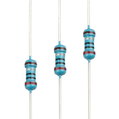 Miniatura 58 de 100pcs 1 ohm Resistor 1/4w (0.25 W) Resistencia fija de película metálica de tolerancia ±1%, múltiples valores de resistencia opcional
