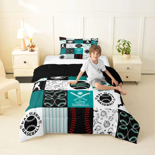 Miniatura 62 de Juego de edredón de caricaturas de autos para adolescentes, juego de ropa de cama de transporte urbano, ropa de cama para decoración del hogar