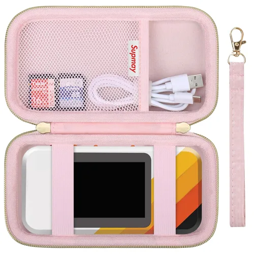 Miniatura 14 de Supmay Funda de viaje rígida para consola de juegos de mano My Arcade Galaga Pocket Player, sistema de videojuegos portátil, funda de protección