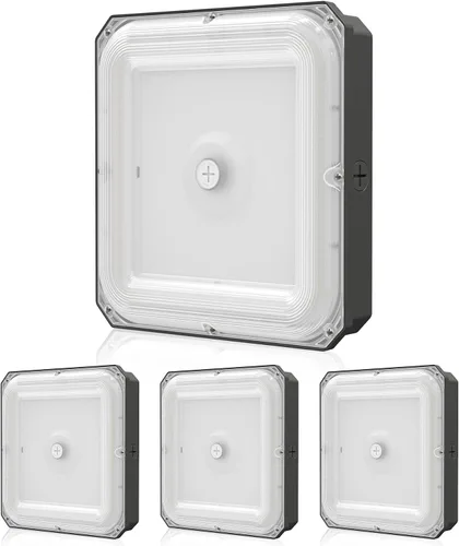 Miniatura 19 de CINOTON Luces LED de toldo de 40 W con certificación UL, 120-277 V, luces comerciales para toldos al aire libre IP65 impermeables, 5600 lm