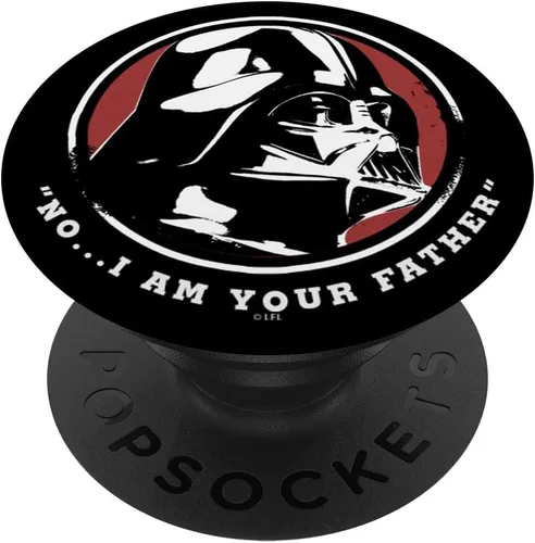 Star Wars Darth Vader No I Am Your Father Catchphrase - PopSockets Grip and Stand for Phones and Tablets, Negro