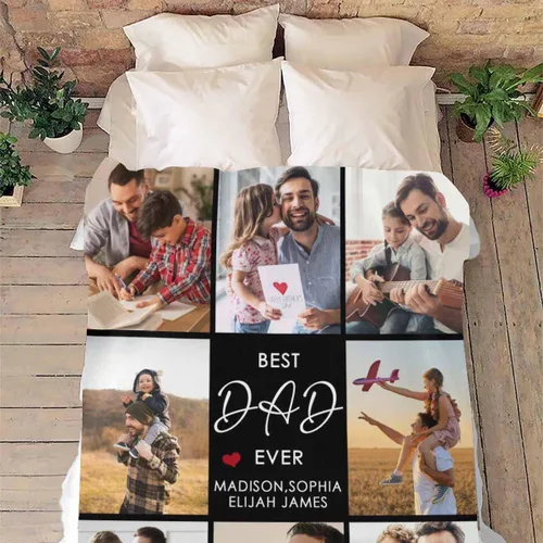 Miniatura 24 de MyPupSocks Manta personalizada para mamá, regalos personalizados para mamá, manta de cama con fotos, regalos de cumpleaños para mujeres, mamá