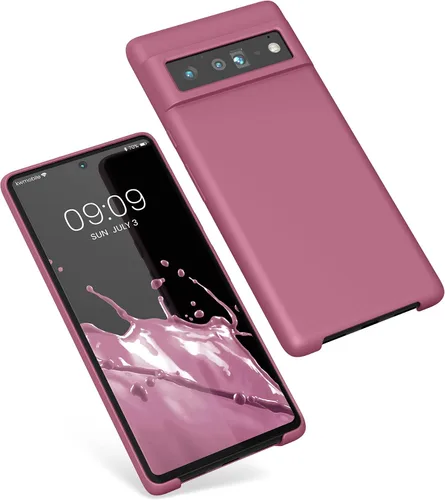 Miniatura 403 de kwmobile Funda Compatible con Google Pixel 6 Pro - Funda de teléfono de silicona TPU con acabado suave - Azul Arrecife