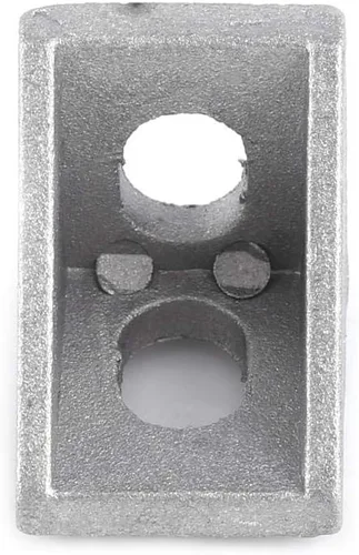 Miniatura 5 de 10 piezas 2020 soporte de esquina de aleación de aluminio en forma de L en ángulo recto para juntas de sujeción para el hogar Hardware de 0.787 x