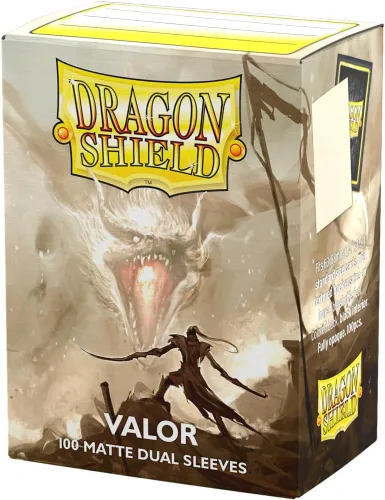 Dragon Shield | Fundas para cartas mate de tamaño estándar dual | 100 unidades - Fundas TCG premium suaves y resistentes - Compatibles con Pokémon,