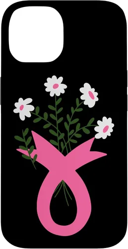 Miniatura 4 de Flower Jar Pink Ribbon Breast cancer Awareness Month Women Case for iPhone 16