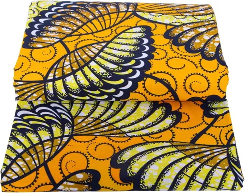 Miniatura 7 de BintaRealWax Tela africana de 6 yardas de tela tribal con estampado de cera vintage Ankara para coser vestido de fiesta