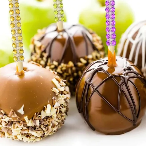 Miniatura 2 de 36 palitos de manzana de caramelo de MULTIONS (dorado)