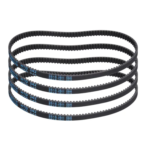 Miniatura 117 de uxcell 4pcs HTD-3M correa dentada de goma 60 dientes, 7.087 in de longitud de paso x 0.236 in de ancho x 0.094 in de altura, correa de distribución