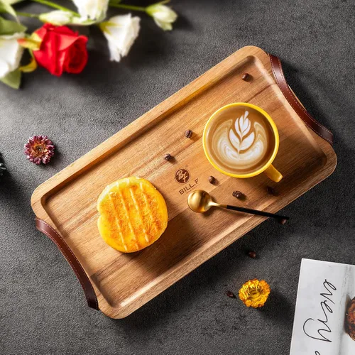 Miniatura 3 de Tablas de charcutería con asas, plato de madera para postre, tabla de queso, tabla de servir pizza, tabla de charcutería de viaje, verduras, frutas