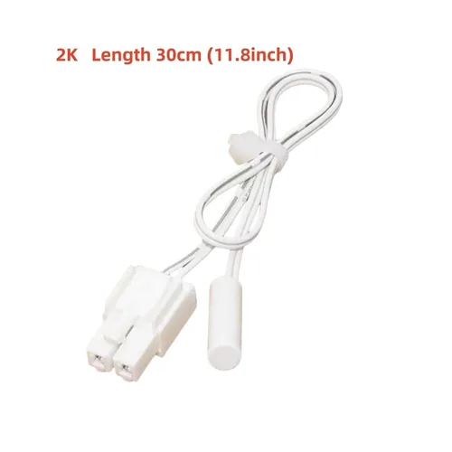 Miniatura 2 de Sonda de sensor de temperatura para refrigerador 2K, compatible con Haier, compatible con Midea, compatible con Meiling, compatible con TCL, piezas