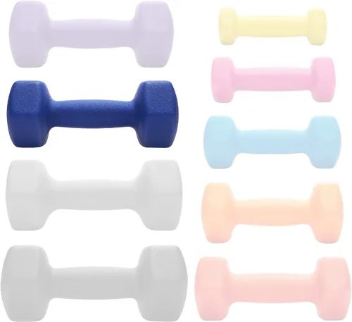 Miniatura 5 de Philosophy Gym Juego de 2 mancuernas de neopreno con forma hexagonal