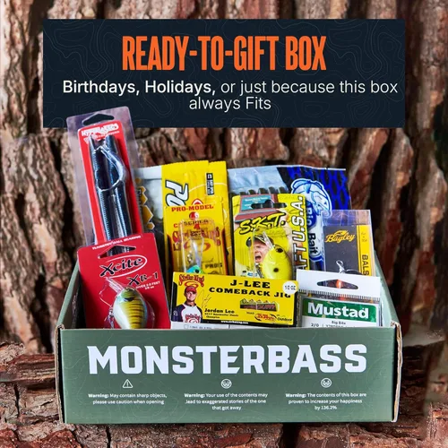 Miniatura 2 de MONSTERBASS Fishing Mystery Box, Bass Fishing Kit - Best Lures Kit, Biggest & Best Tackle Mystery Box for Catching Smallmouth & Largemouth Bass